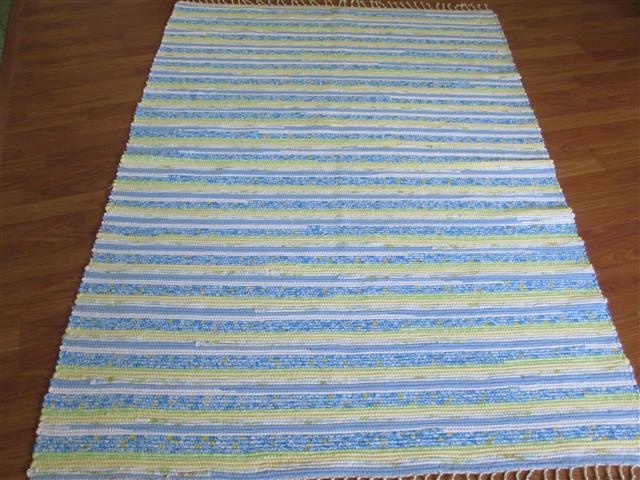 Blue, Yellow, Green 4 x 6 ft. Area Rug