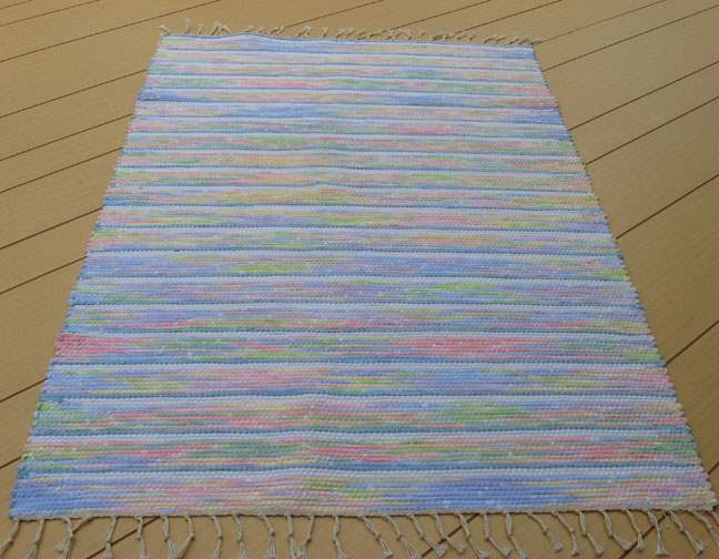 Multi Pastels 3 x 4 Kitchen And Bath Rug