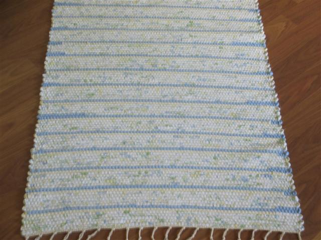 Blue, White, Yellow 2 x 3 ft. Kitchen And Bath Rug
